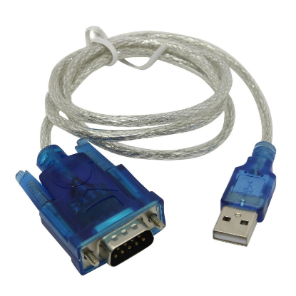 Изображение Кабель соединительный Orient USS-102N USB 2.0 A COM(RS232) 9pin серебристый, синий 0,8 м
