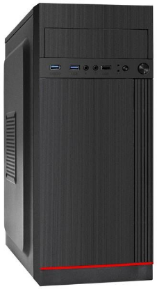 Изображение Корпус ExeGate AA-442U2-AA350 (ATX, черный, 350 Вт)/(EX290178RUS)