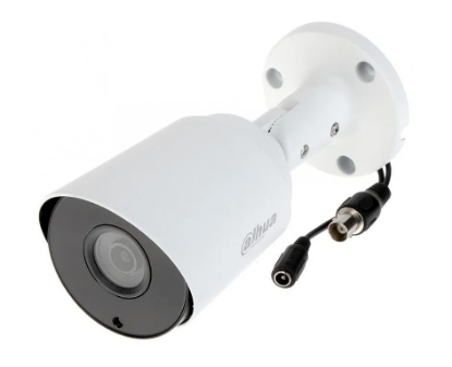 Изображение Камера видеонаблюдения Dahua DH-HAC-HFW1200TP-0360B (3.6 мм) белый