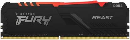 Изображение Оперативная память 16 GB DDR4 Kingston FURY Beast RGB KF436C18BBA/16 (28800 МБ/с, 3600 МГц, CL18)
