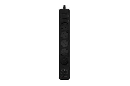 Изображение Сетевой фильтр Harper UCH-550 5 м, черный