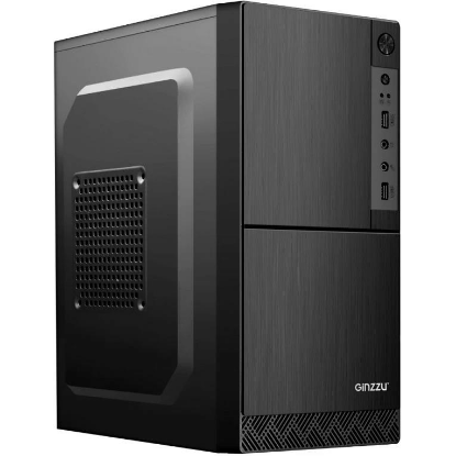 Изображение Корпус Ginzzu B190 (mATX, Mini-ITX, черный, 500 Вт)/()