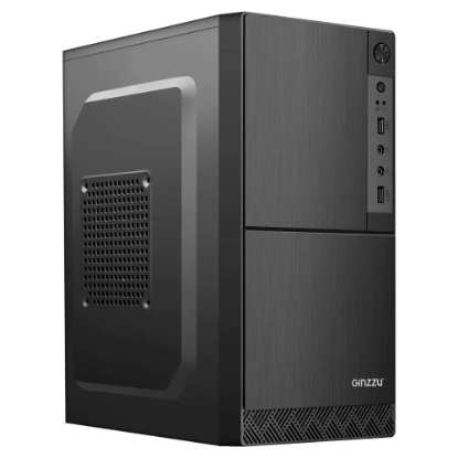 Изображение Корпус Ginzzu B190 (mATX, Mini-ITX, черный, 450 Вт)/()