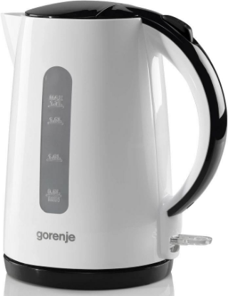 Изображение Электрический чайник Gorenje K17PLBW (2200 Вт/1,7 л /пластик/белый, черный)