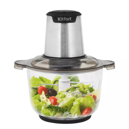 Изображение Измельчитель Kitfort КТ-3012 (2,5 л /400 Вт /серебристый)