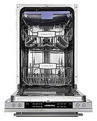 Изображение Встраиваемая посудомоечная машина HIBERG I46 1030 (узкая, 10 комплектов)