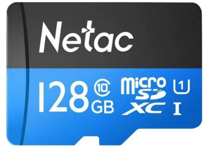 Изображение Карта памяти NETAC MicroSDXC P500 Standard Class 10 128 Гб  NT02P500STN-128G-S