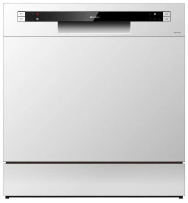 Изображение Посудомоечная машина Hyundai DT503 (компактная, 8 комплектов, белый)