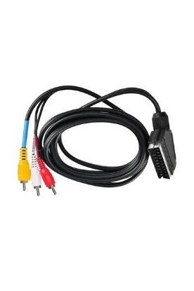 Изображение Кабель соединительный Exployd EX-K-1411 SCART-RCA x3 (черный) (1 м)