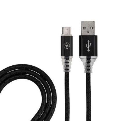 Изображение Кабель соединительный Rexant 18-1888 USB 2.0 A USB Type-C черный 1 м
