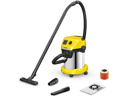 Изображение Строительный пылесос Karcher WD 3 P S V-17/4/20 (1000 Вт , мешок, контейнер, ручная очистка)