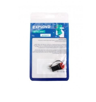 Изображение EXPLOYD EX-AD-265 microSD USB 2.0 пластик черный Кардридер