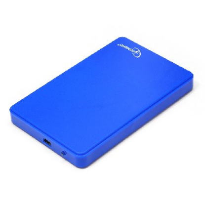 Изображение Внешний бокс  GEMBIRD (13137) EE2-U2S-40P-B внешний корпус 2.5", синий, USB 2.0, SATA, пластик,  ()