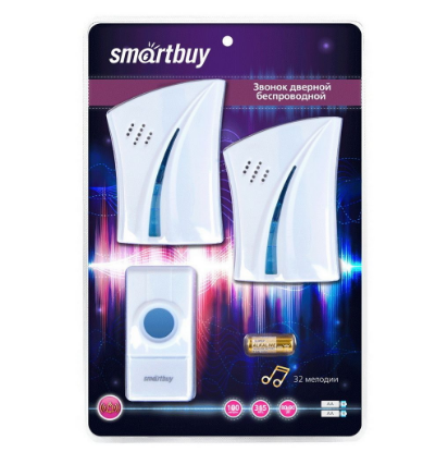 Изображение SMARTBUY SBE-11-DP6-25 беспроводной с цифр. код., IP44, подсветкой, рег-кой громкости звука