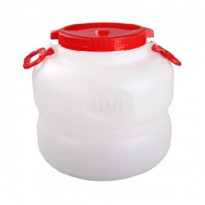 Изображение АЛЬТЕРНАТИВА М6226 Канистра-бочка "Байкал" с навесными ручками 30л