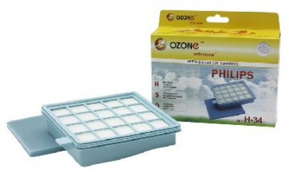 Изображение OZONE microne H-34 набор фильтров для пылесоса Philips