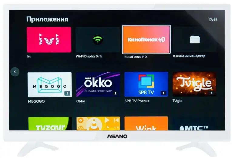 Изображение Телевизор Asano 32LH8011T 32" 720p HD Smart TV белый