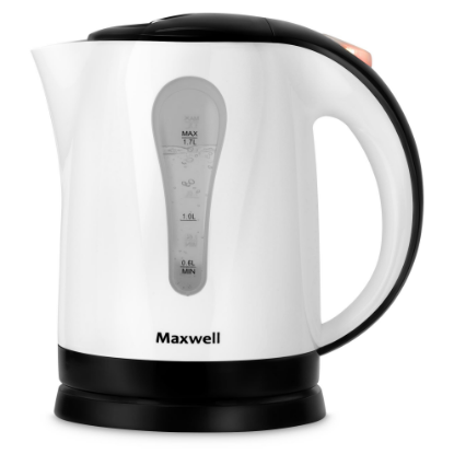 Изображение Электрический чайник Maxwell MW-1079 W (2200 Вт/1,7 л /пластик/белый)