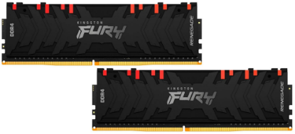 Изображение Оперативная память 2х8 GB DDR4 Kingston FURY Renegade KF432C16RBAK2/16 (25600 МБ/с, 3200 МГц, CL16)