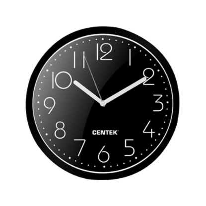 Изображение Настенные часы CENTEK CT-7105 черный