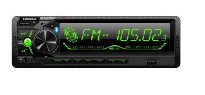 Изображение Автомагнитола SoundMAX SM-CCR3189FB, (4x50 Вт, монохромный, LCD-дисплей дисплей, черный, зеленый)