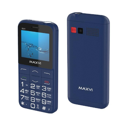 Изображение Мобильный телефон MAXVI B231,синий