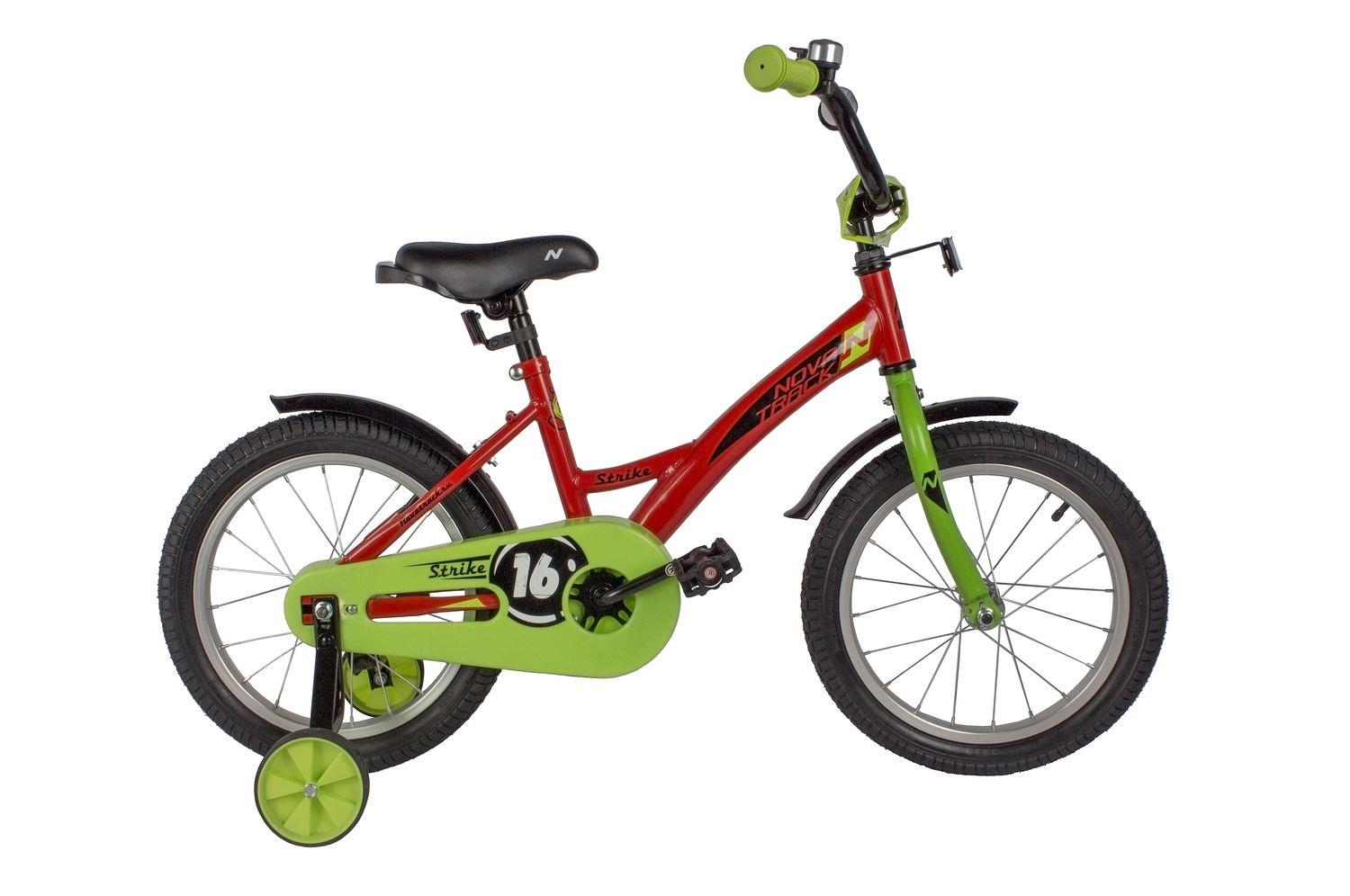 Изображение Велосипед Novatrack Strike 16 (153711) (красный/16 "/10.5 ")-2022 года 163STRIKE.RD22