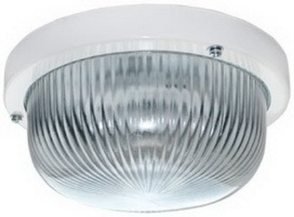 Изображение ECOLA TR53T1ECR GX53 LED ДПП 03-7-001 Круг накладной 1*GX53 прозр. стекло IP65 белый 185х185х85