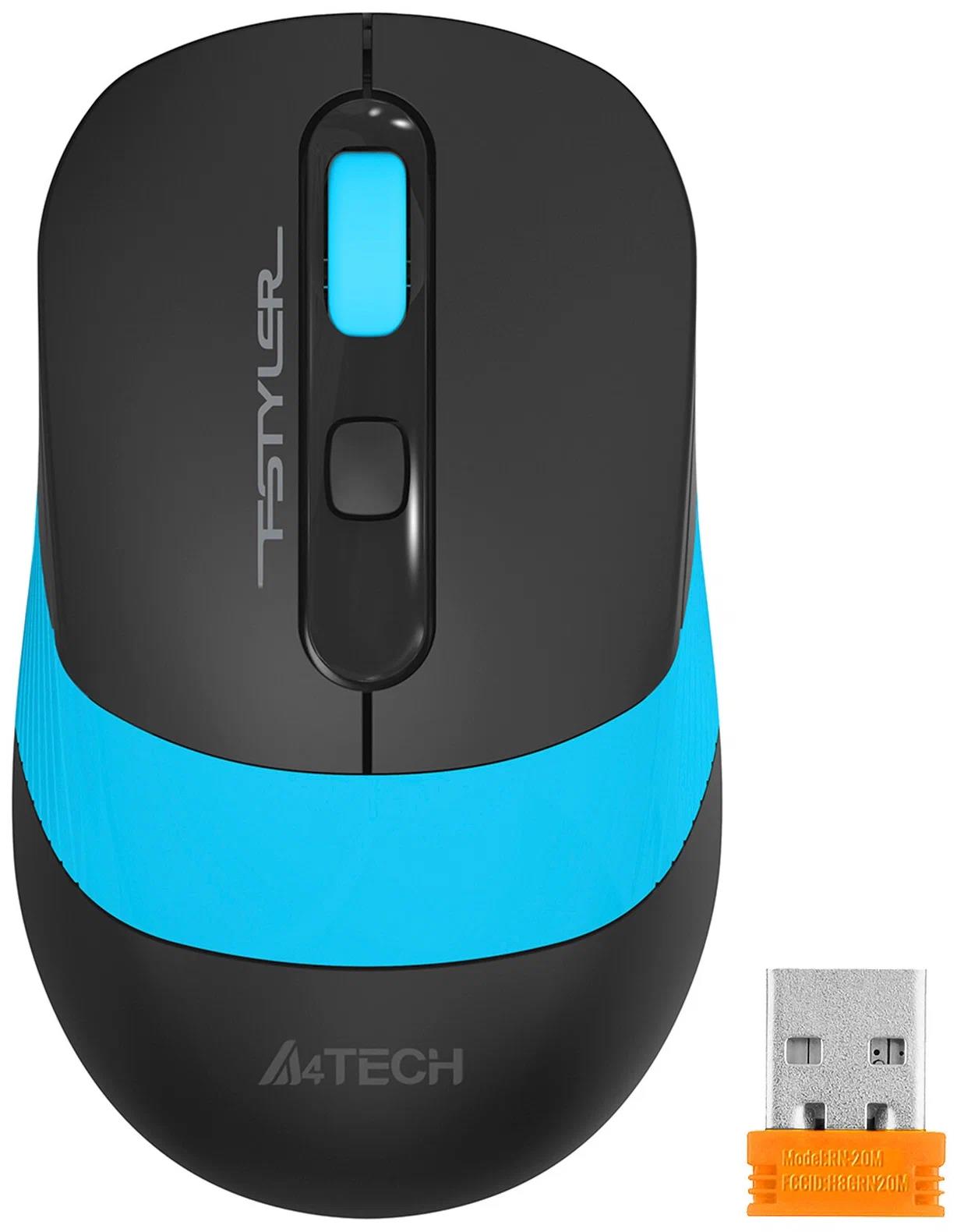 Изображение Мышь A4Tech Fstyler FG10S синий, черный