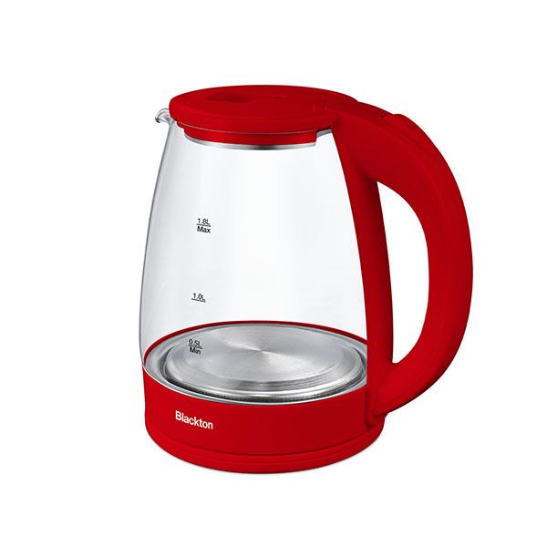 Изображение Электрический чайник Blackton Bt KT1800G (1500 Вт/1,8 л /стекло, пластик/красный)