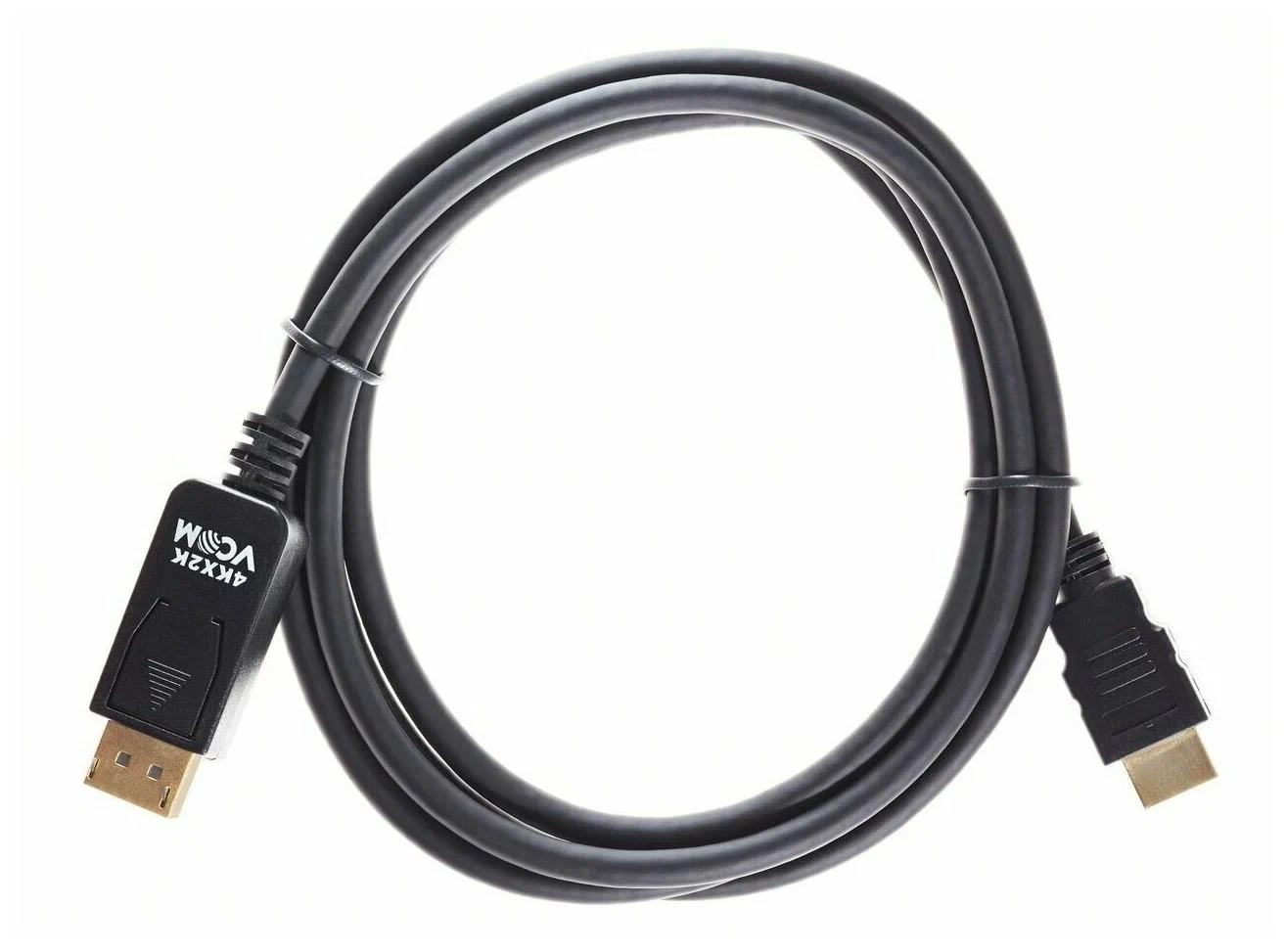 Изображение Кабель VCOM CG608-1.8M HDMI-DisplayPort (черный) (1,8 м)