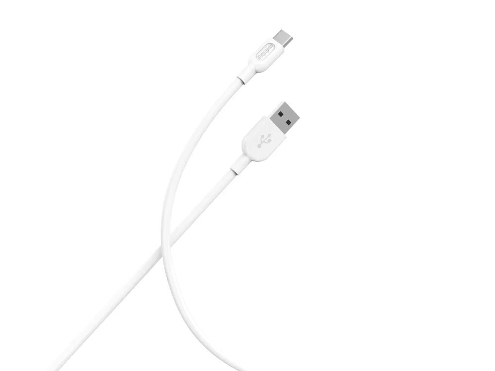 Изображение Кабель соединительный SmartBuy S01 (iK-3112-S01w) USB 2.0 A USB Type-C белый 1 м
