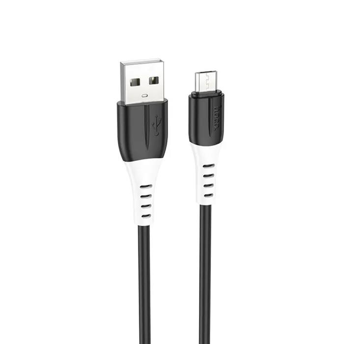 Изображение Кабель соединительный Hoco X82 USB 2.0 A Micro USB 2.0 B черный 1 м