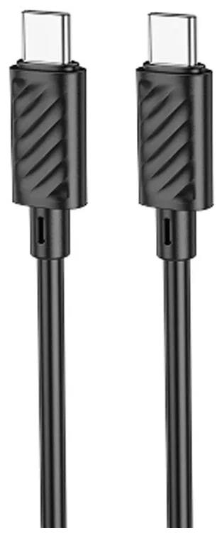 Изображение Кабель соединительный Hoco X88 Gratified USB-C USB Type-C черный 1 м