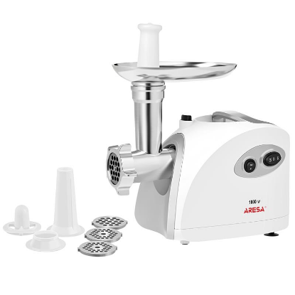 Изображение Мясорубка Aresa AR-2106 (1600 Вт /1,7 кг/мин/белый)