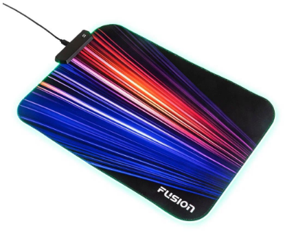 Изображение Коврик Fusion GMP-14 (резина/ткань RGB-подсветка)