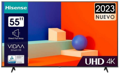 Изображение Телевизор Hisense 55A6K 55" 4K UHD Smart TV черный