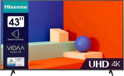 Изображение Телевизор Hisense 43A6K 43" 4K UHD Smart TV черный