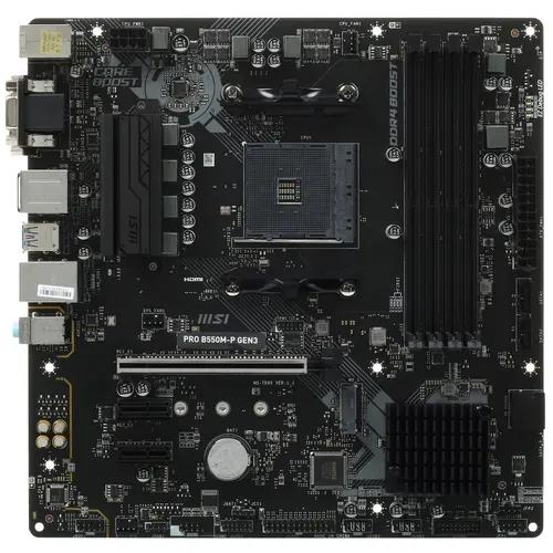 Изображение Материнская плата AM4 MSI PRO B550M-P GEN3