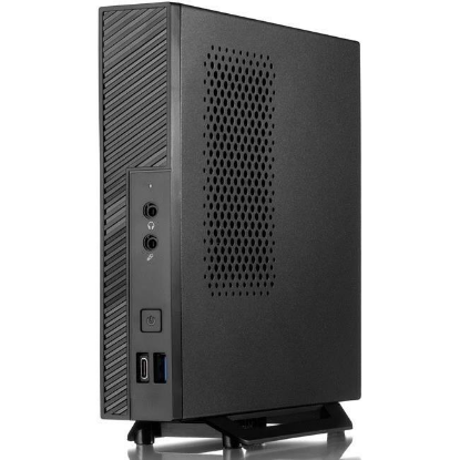 Изображение Корпус Foxline  (Thin Mini-ITX, черный, 120 Вт)/(FL-L01-AD120-D65)