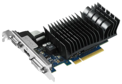 Изображение Видеокарта Asus NVIDIA GeForce GT 730 2 Гб (NVIDIA GeForce GT 730, DDR3)/(GT730-SL-2GD3-BRK-EVO)