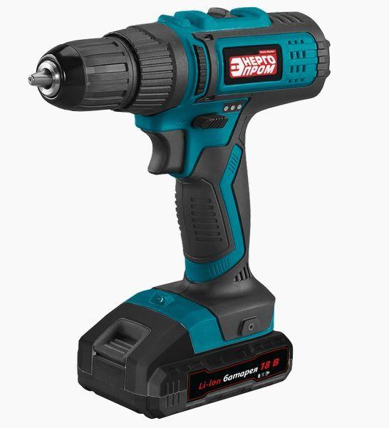 Изображение Шуроповерт Энергопром Home Master ДА-18/2 LI (40 Н·м//Li-Ion/2 А.ч/18 В) (00-00010877)