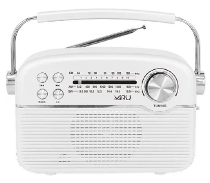 Изображение Радиоприемник Miru SR-1024 белый