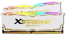 Изображение Оперативная память 2х8 GB DDR4 OCPC X3 RGB White (28800 МБ/с, 3600 МГц, CL18)