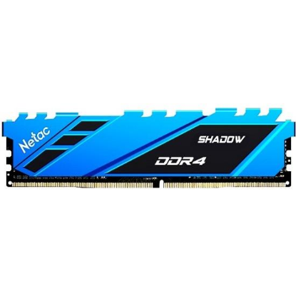 Изображение Оперативная память 16 GB DDR4 NETAC Shadow Blue (25600 МБ/с, 3200 МГц, CL16)