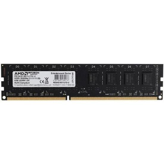 Изображение Оперативная память 4 GB DDR3 AMD R534G1601U1S-U (12800 МБ/с, 1600 МГц, CL11)