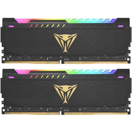 Изображение Оперативная память 2x16 GB DDR4 Patriot Viper Steel RGB (25600 МБ/с, 3200 МГц, CL18)