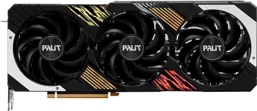 Изображение Видеокарта Palit GeForce RTX 4070 Ti GamingPro 12 Гб (NVIDIA GeForce RTX 4070 Ti, GDDR6X)/(NED407T019K9-1043A)