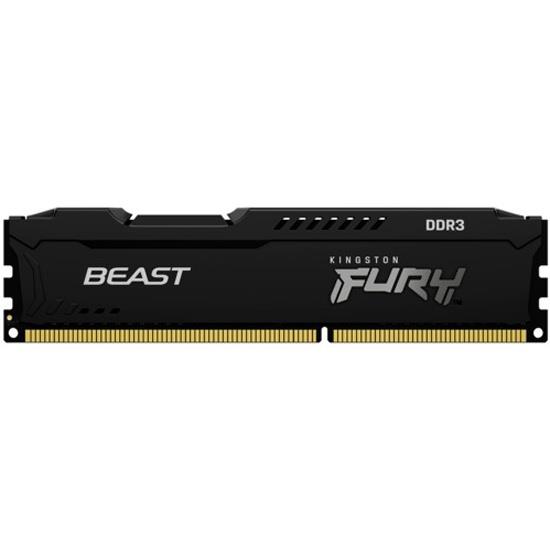 Изображение Оперативная память 4 GB DDR3 Kingston Fury Beast Black (12800 МБ/с, 1600 МГц, CL10)