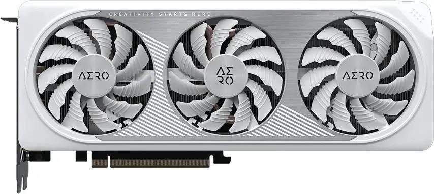 Изображение Видеокарта GIGABYTE GeForce RTX 4060 Ti Aero OC 16 Гб (NVIDIA GeForce RTX 4060TI, GDDR6)/(GV-N406TAERO OC-16GD)